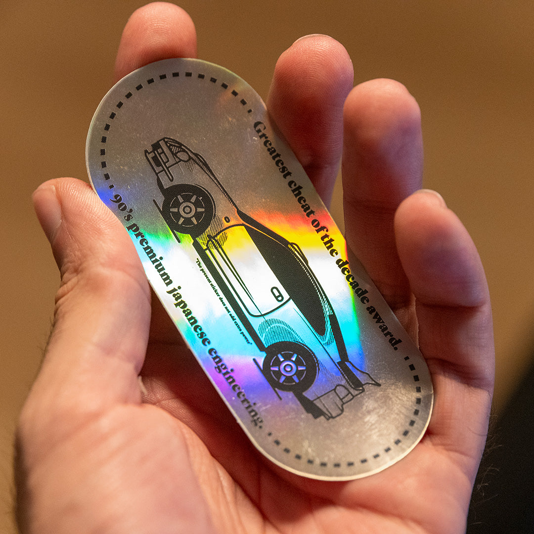 Celicatruco | Pegatina holográfica | 10x4 cm